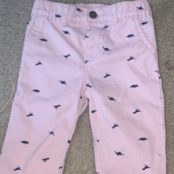 Carters pink Dino pants - Picture 1 of 1